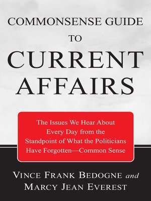 cover image of Commonsense Guide to Current Affairs